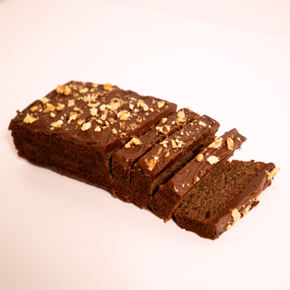 Date Cake with Chocolate Ganache