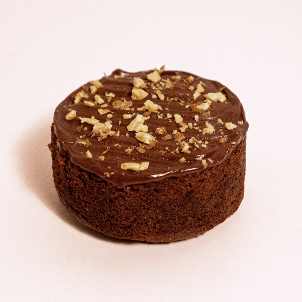 Date Cake with Chocolate Ganache