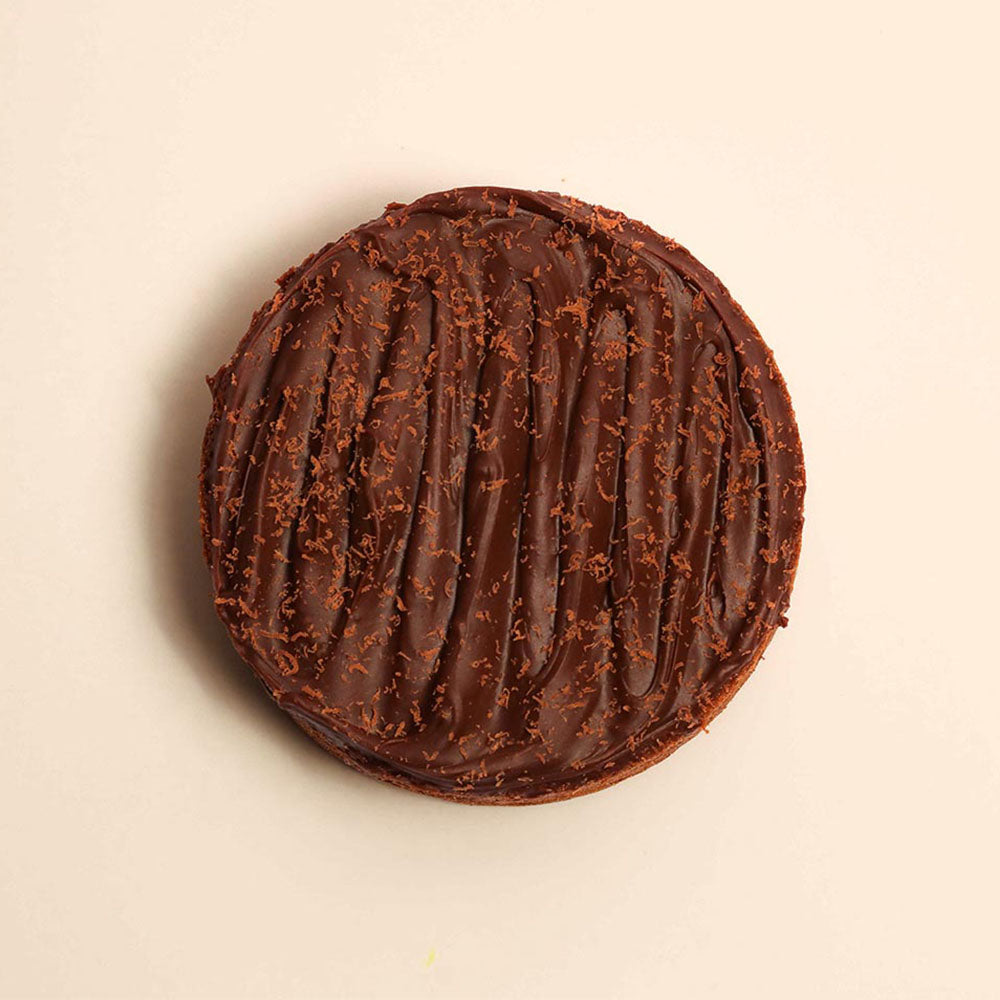 Double Chocolate Whiskey Ganache Almond Cake