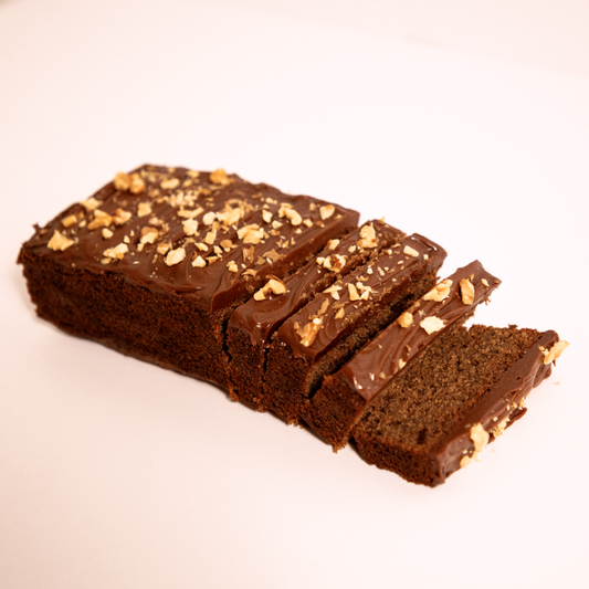 Date Cake with Chocolate Ganache