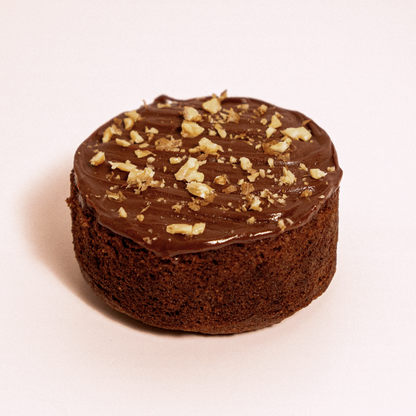 Date Cake with Chocolate Ganache