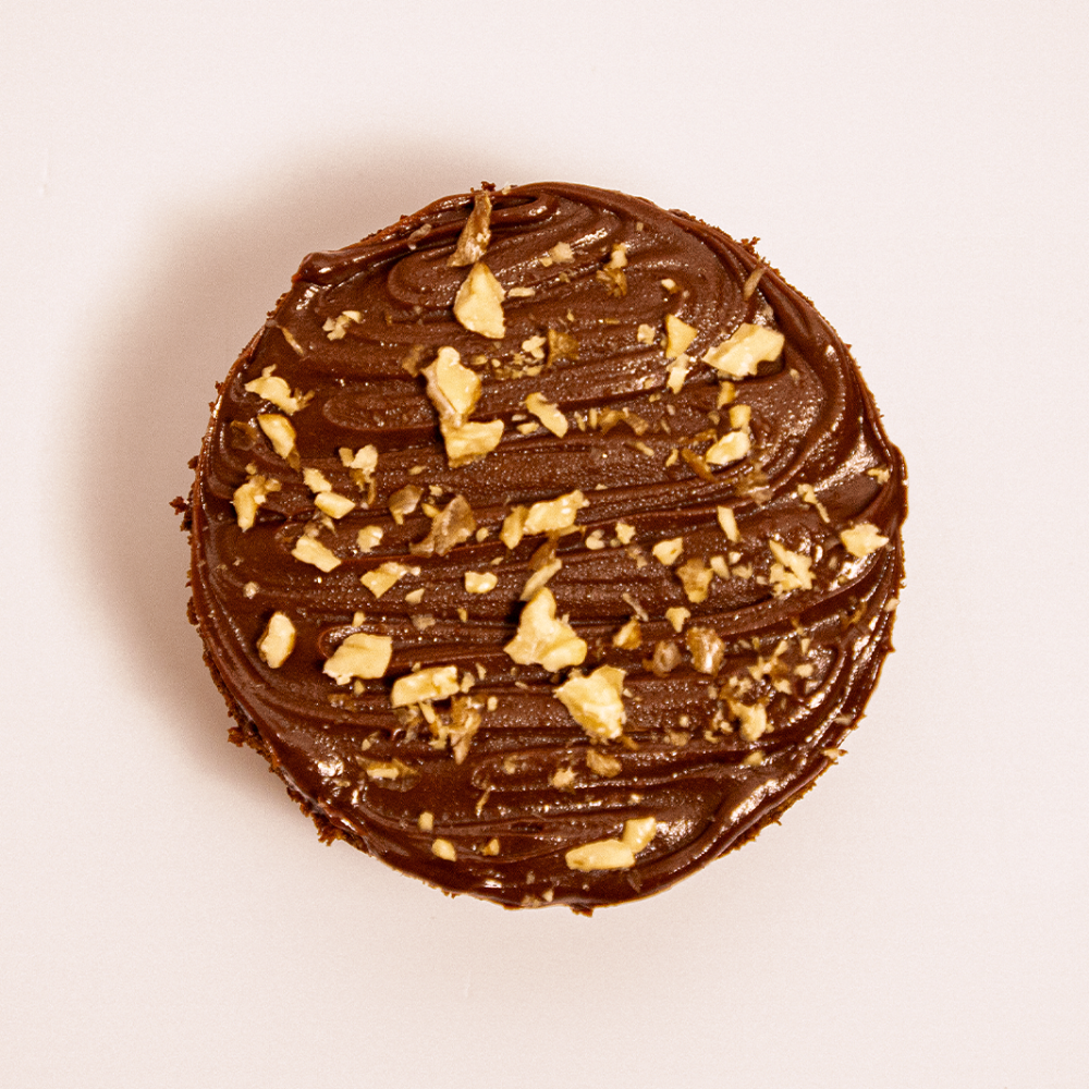 Date Cake with Chocolate Ganache