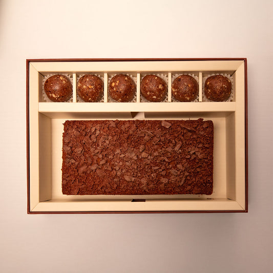 Kids Special Chocolate Chunk Almond Cake and Hazelnut Truffles