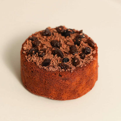 Christmas Cake with Chocolate Chunks Almond Cake